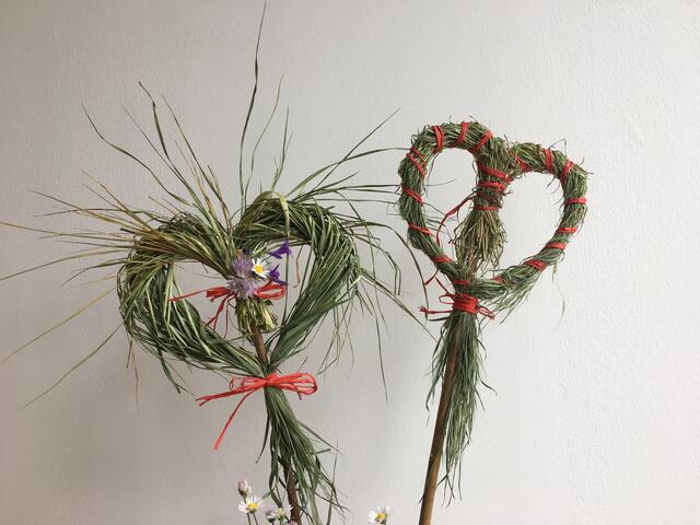 Ein Herz aus Gras kann individuell gestaltet werden. | Foto: Natur im Garten