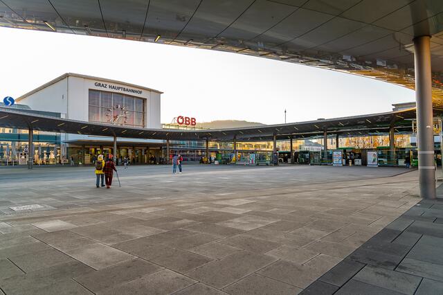In der großen m(Research-Umfrage für die WOCHE gaben zahlreiche Grazer an, sich am Hauptbahnhof-Gelände nicht sicher zu fühlen.