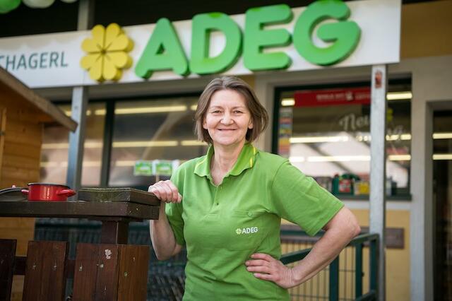 Heidemarie Schagerl eröffnete ihren ADEG Markt.