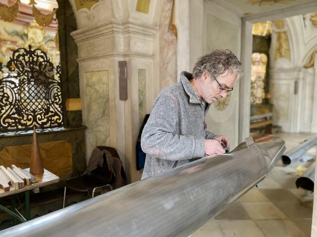 Die Sanierung der Orgel im Stift Melk bedarf Fingerspitzengefühl und viel Know-How | Foto: Stift Melk/B. Kobler Pimiskern