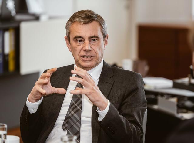 RLB OÖ-Generaldirektor Heinrich Schaller. | Foto: RLB OÖ