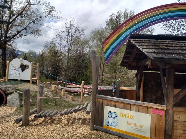 Der Regenbogenpark, der erste Spielplatz in Dölsach, öffnet seine Pforten.  | Foto: Ch. Pichler