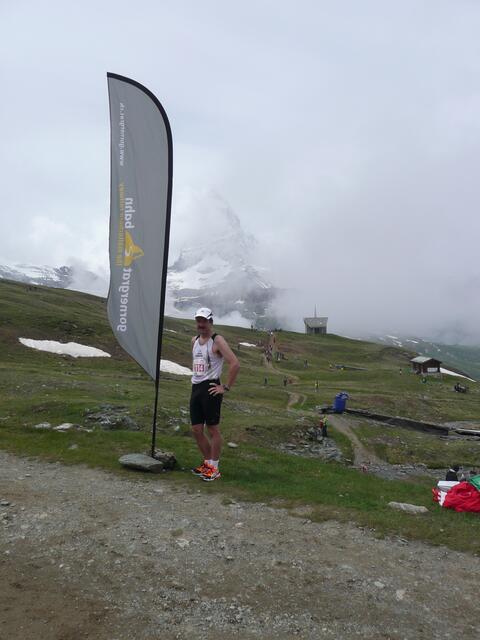 Karl Schachinger bei einem seiner internationalen Bergläufe in Zermatt.