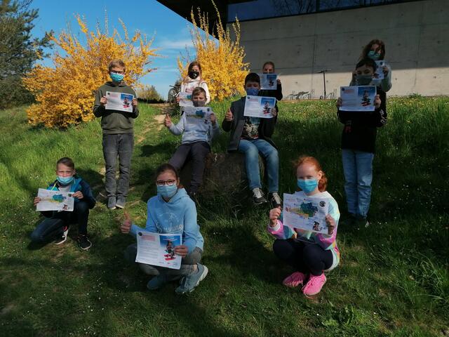 Schüler der ersten Klassen der Bilger-Breustedt-Mittelschule nahmen an spannendem Leseprojekt teil.  | Foto: Bettina Pichler