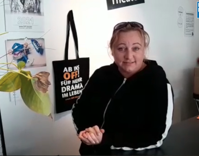Diana Paul vom OFF-Theater Salzburg hat für uns den Witz zum Wochenstart parat. | Foto: Screenshot Video