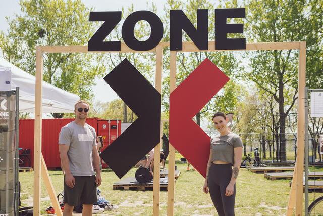 Ab sofort wird auf der Donauinsel trainiert. | Foto: Zone.Fit