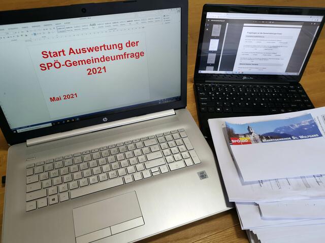 Auswertung der Gemeindeumfrage der SPÖ St. Wolfgang.