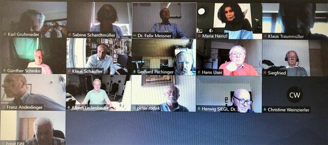 Foto von der ZOOM-Konferenz auf Landesebene | Foto: Seniorenbund