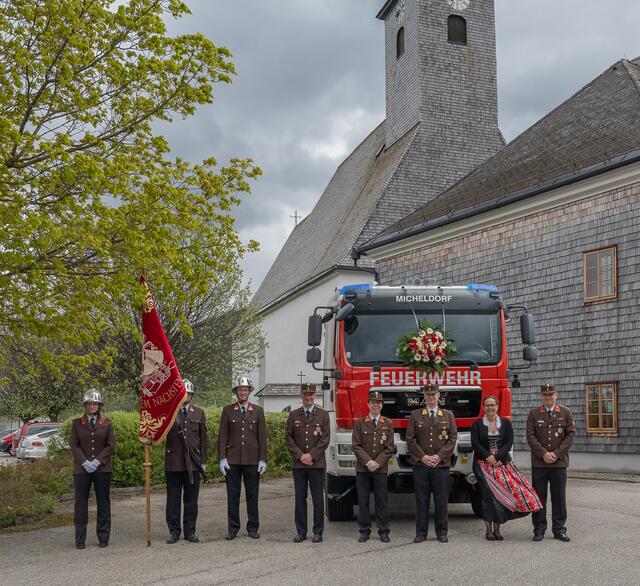 Florianimesse und Fahrzeugsegnung der FF Micheldorf | Foto: Jack Haijes