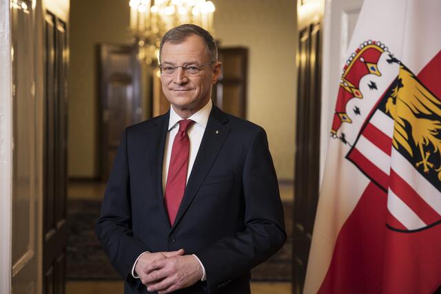 Die Rede zum Landesfeiertag hält Landeshauptmann Thomas Stelzer. | Foto: Land OÖ/Mayrhofer