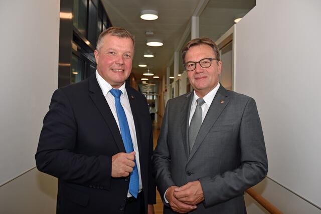 LH Günther Platter hielt LR Bernhard Tilg stets die Stange.