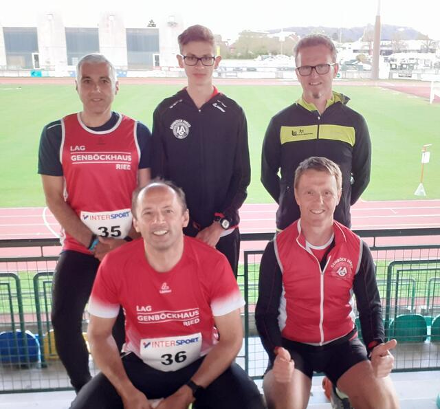 1.Reihe v.l.: Andreas Streinbacher, Gerald Stockinger 2. Reihe v.l.: Stefan Schober, Jakob Wakonig, Jürgen Huemer