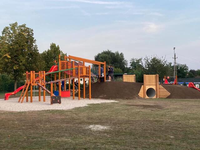 Der Spielplatz in Wulkaprodersdorf wurde erst letztes Jahr neu angelegt.