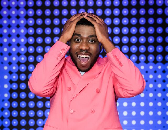 Konnte seinen Ruf ins Finale kaum fassen: Fred Owusu. | Foto: ORF/Hans Leitner