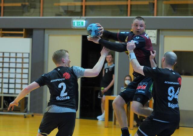 Vytas Ziura und die Handball Sportunion Leoben müssen das Heimspiel am Samstag gegen Atzgersdorf gewinnen, um weiter im Aufstiegsrennen zu bleiben. | Foto: Sportunion Leoben