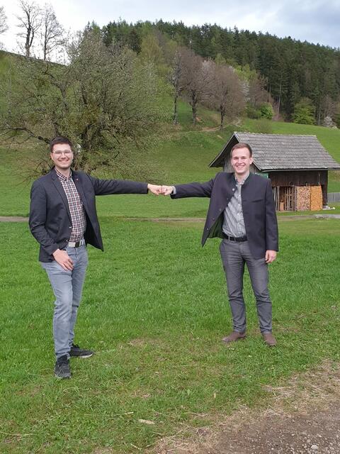 Jung-Politiker: Lukas Gradnitzer und Ferdinand Raunegger | Foto: JVP Spittal