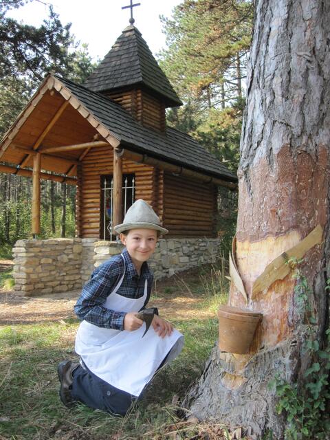 Luki, der Pecherbua. | Foto: Foto: VV Hölles/Pecherpfad
