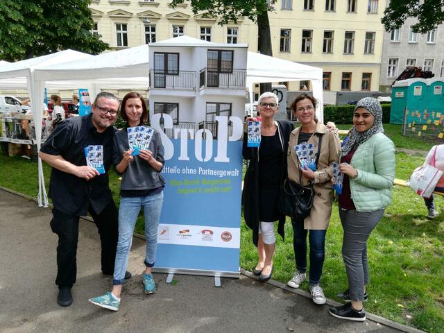 In Margareten war das StoP-Team vor Corona immer wieder unterwegs, um die Initiative bekannt zu machen.