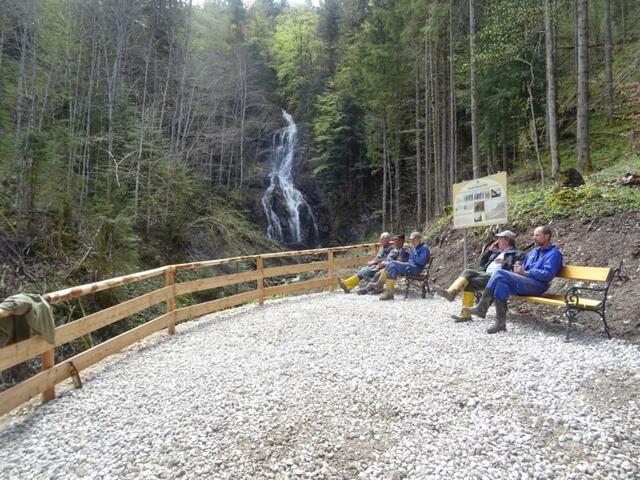 Durch den neuen Aussichtspunkt "Rosas Wasserfälle" in Perneck nun noch besser bewundert werden.