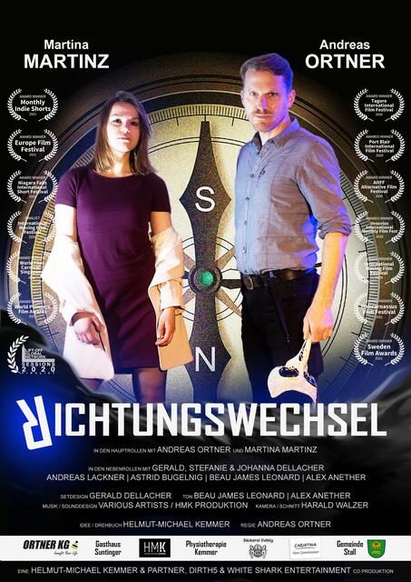 Kunst-Kurzfilm Richtungswechsel mit Martina Martinz und Andreas Ortner ist bereits vielfach ausgezeichnet. | Foto: Kemmer
