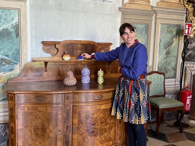 Designer-Stück den den Eindruck von Papier hinterlassen. | Foto: Susanne Veronik