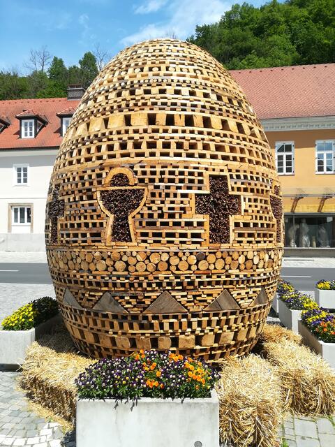 In Leutschach: das Riesenosterei | Foto: Reiterer
