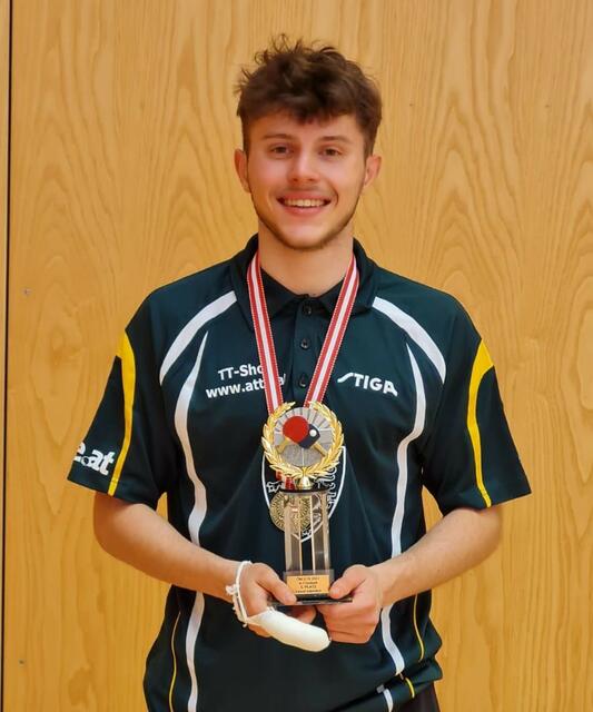 Simon Zündel von der Tischtennissektion der SV Leoben | Foto: KK