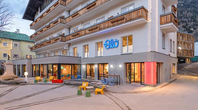 Der Altbau, vormals Hotel Salzburger Hof, schafft gemeinsam mit dem Neubau ein stilvolles Wohlfühlambiente. | Foto: Hotel Blü