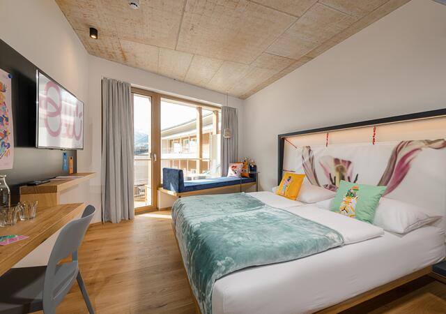 30 neue Designzimmer sind im neuen Zubau, der liebevoll "Baumhaus" genannt wird, entstanden. | Foto: Hotel Blü