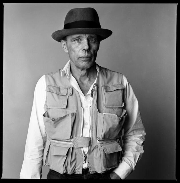 Porträt von Joseph Beuys (Paris, 1985).