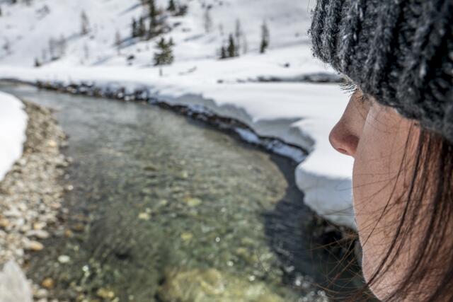 "In kalten Ländern wie bei mir Zuhause in Lettland hat Schwimmen in Eiswasser eine lange Tradition" ist Sintija Federa schon auf den nächsten "Badetermin" fixiert. | Foto: Ronny Katsch