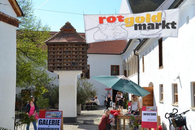 Der RotGoldMarkt wartet im Juni wieder auf Besucher.