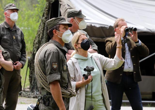Klaudia Tanner war zu Gast in Saalfelden. | Foto: Wolfgang Riedlsperger