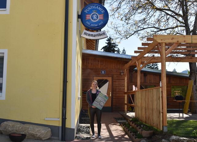 Kathrin Petjak ist die neue Pächterin des "Hemmastüberls" am Hemmaberg in Globasnitz.