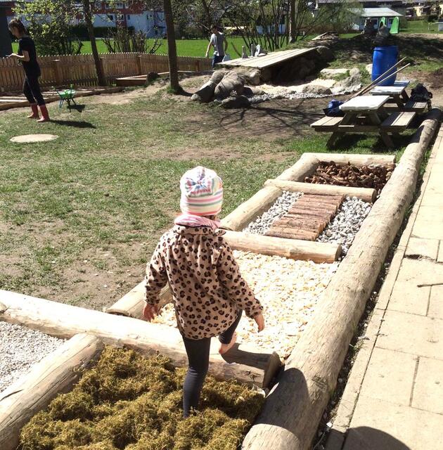 Montessori St. Johann: Der Montessori-Garten wurde "aufgefrischt