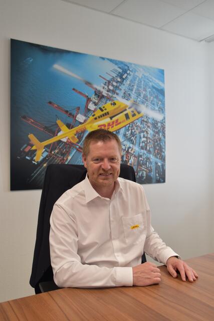 DHL-Geschäftsführer Ralf Schweighöfer.