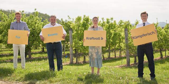 Patrick Mitmasser, Martin Sedelmaier, Doris Berger-Grabner und Thomas Hagmann.