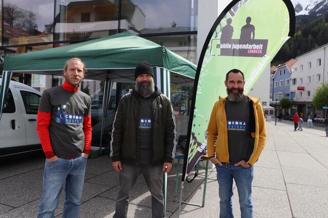 Das Team der Jugendarbeit Landeck: Mario Pircher, Simon Senn und Norbert Zangerl (v.li.) | Foto: Siegele