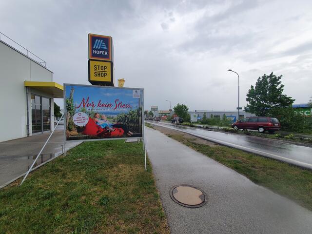 Nicht nur in Eisenstadt sind die "Nur kein Stress"-Plakate zu sehen, auch in Wien und Umgebung sind sie zu sehen.