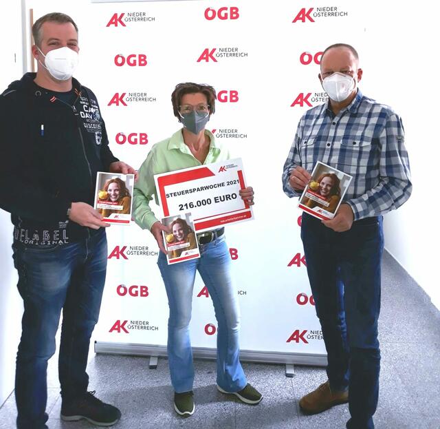 Jürgen Eder, Kalteis Marita, Bezirksstellenleiter Burkhard Eberl