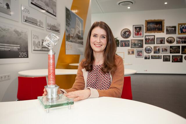 Wurde der begehrte Chimney Award der FH OÖ Campus Steyr verliehen: Katrina Pichlmayer aus Ardning | Foto: FHOÖ