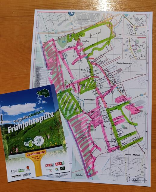 Neben den Murauen konnten auch alle wichtigen Straßen im Gössendorfer Gemeindegebiet gesäubert werden