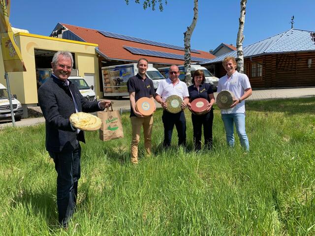LT-Präsident Karl Wilfing, Karl & Herta mit den Söhnen Robert und Georg Stix