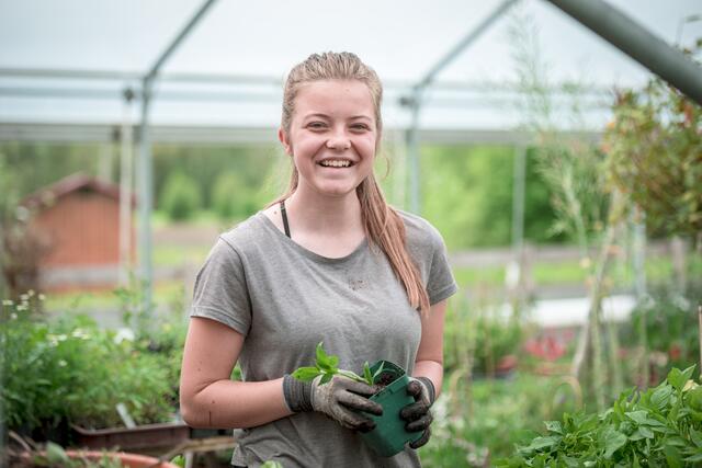 Florentina Lessiak: Der Betrieb bietet der Schülerin der LFS Ehrental die Möglichkeit eines Praktikums. 
