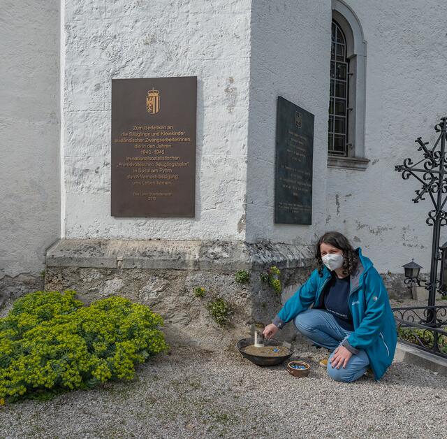 Kürzlich fand in Spital am Pyhrn eine Corona-konforme Gedenkfeier für die Kinder statt. | Foto: Jack Hajes