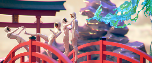 Stillaufnahme aus dem Animationsfilm "Kokoro".