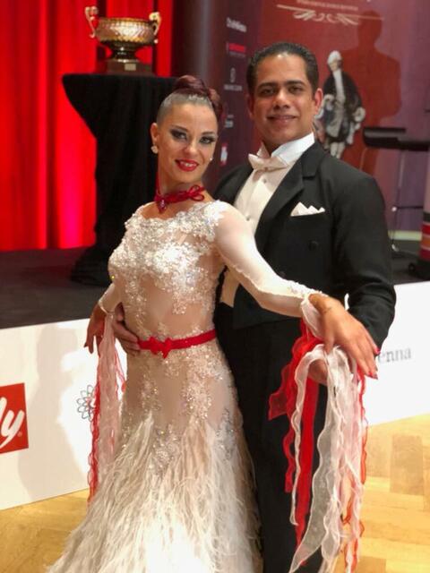 Claudia und Andi nach einem erfolgreichen Finale.  | Foto: Claudia Kreuzer via FB