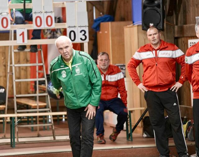 Günther Gigerl und seine Eibiswalder können am Samstag das Aufstiegs-Play-off fixieren.