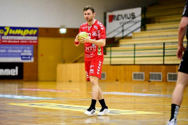 Paul Langmann begann bei der HSG Remus im dritten Viertelfinale in Hard. | Foto: Fritz Suppan