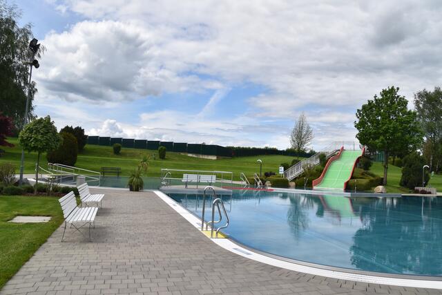 Im Freibad Steinakirchen